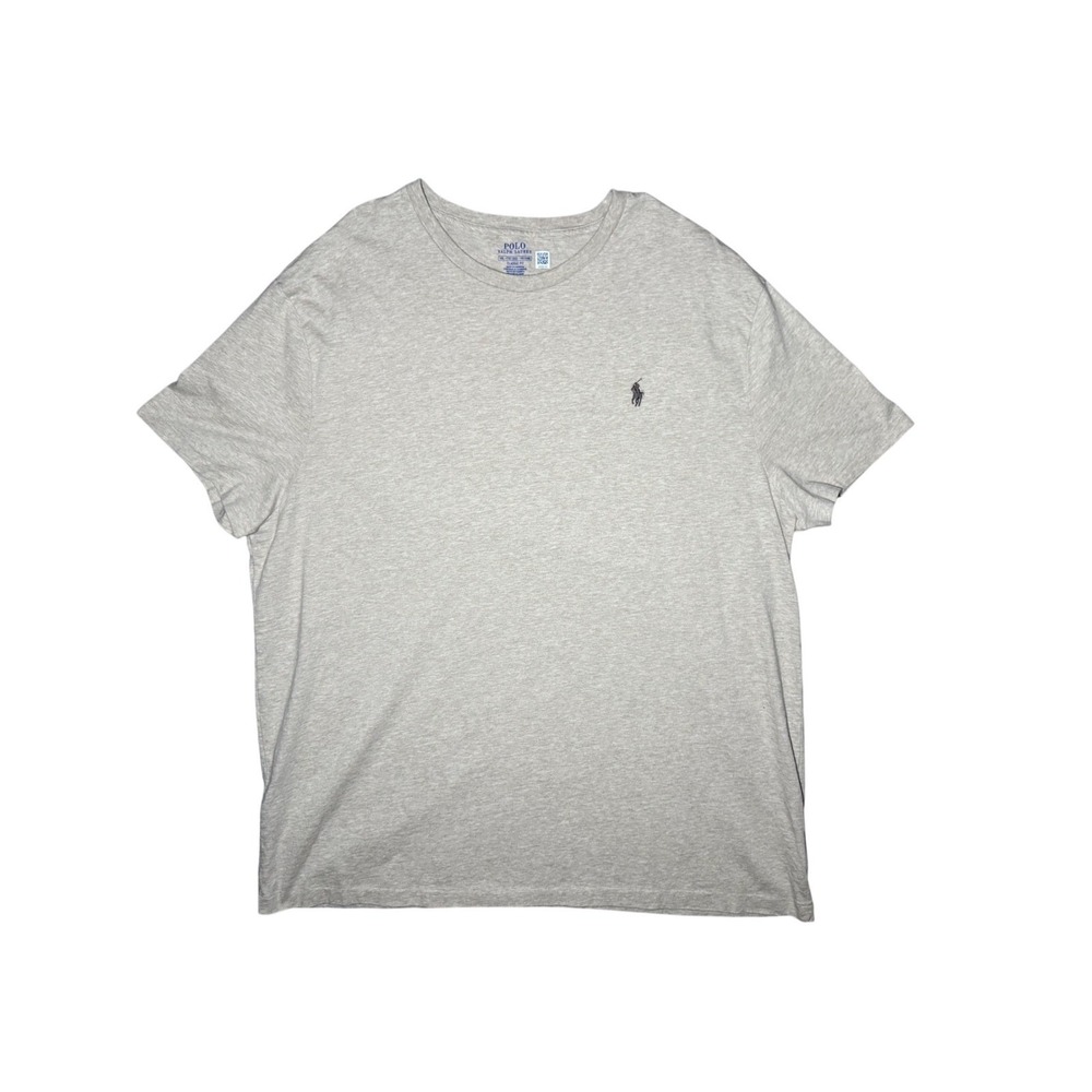 Ralph Lauren Classic Fit T-Shirt Mens XXL Oatmeal Heather Beige Cotton Tee